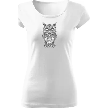 Dámské tričko Tričko s potiskem Sovice dámské