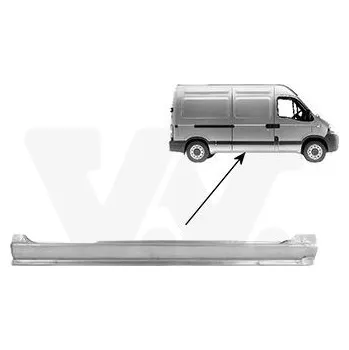 Prah karosérie Nástupní panel VAN WEZEL 4391110