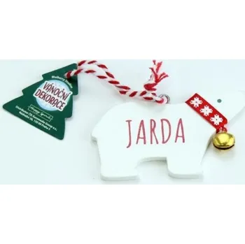 Vánoční dekorace Vánoční dekorace lední medvěd JARDA - neuveden