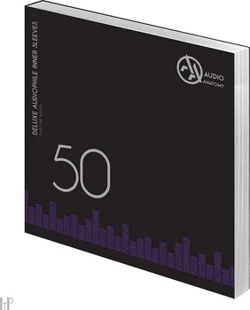 Příslušenství pro gramofon Audio Anatomy Deluxe Audiophile vnitřní antistatické obaly bílé 50 ks