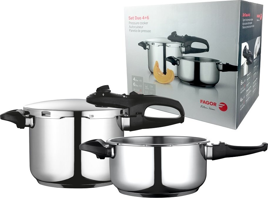 FAGOR DUO sada tlakových hrnců 6+4 lt - Fagor - Doprava zdarma