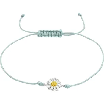 Náramek Prstýnkárna Provázkový náramek Sedmikráska AG 925 ≤ 0,7 g