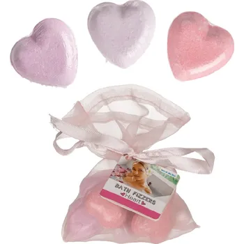 Tělový krém Out of the blue Šumivá srdce do koupele, 10 ks