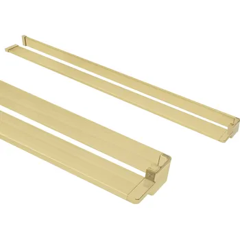 Rea Evo, závěsná police pro sprchové zástěny typu Walk-in Max. šířka 120 cm, zlatá matná, REA-46000