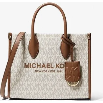 Kabelka Michael Kors Mirella logo tote small vanilla