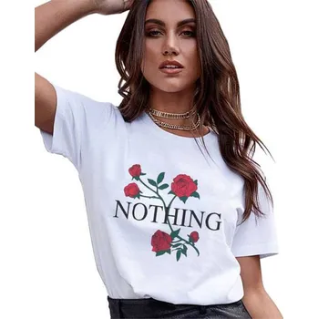 Dámské tričko Dámské tričko s potiskem | originální tričko s květinami, S-XXL - 788,XL