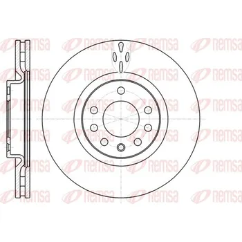 Brzdový kotouč Brzdový kotouč REMSA 61017.10