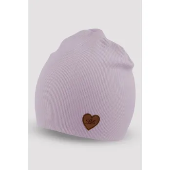 Dívčí oblečení DÍVČÍ PRUHOVANÁ ČEPICE CP006 Červená 52-58