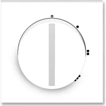 Stavebniny 3294M-A00170 01 Kryt spínače s otočným ovladačem (pro 3stupňový spínač), bílá/ledová bílá, ABB Neo