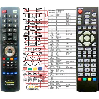 TESLA LT32GY799EB - kompatibilní značkový dálkový ovladač General