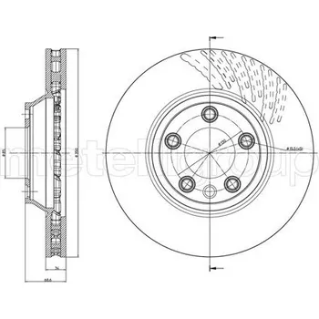Brzdový kotouč Brzdový kotouč METELLI 23-0876C