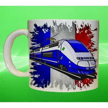 hrnek s lokomotivou TGV 150ml