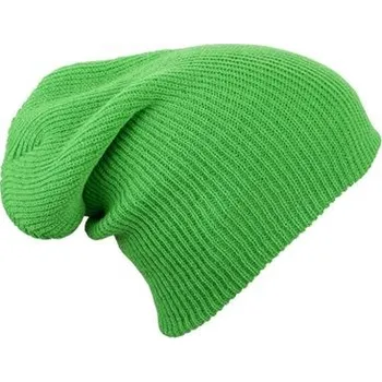 Čepice Daiber - čepice Zimní čepice - Knitted Long Beanie Barva: Zelená limetková
