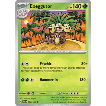 Sběratelská karetní hra Exeggcutor 103/165 - Scarlet & Violet 151 Typ karty: Non-Holo
