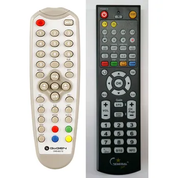Dálkový ovladač GOGEN DVB603T2 - kompatibilní značkový dálkový ovladač General