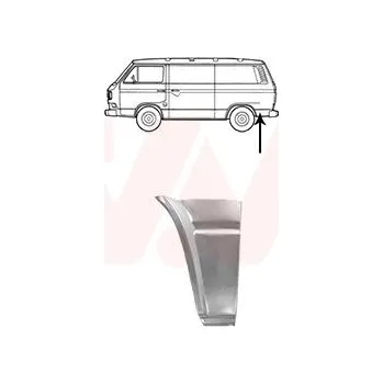 Příslušenství karosérie Boční stěna VAN WEZEL 5871143