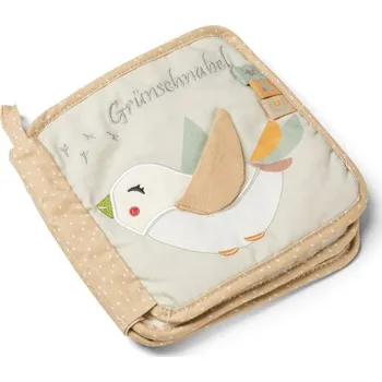 Hračka pro nejmenší Fellhof Dětská látková kniha GRÜNSCHNABEL