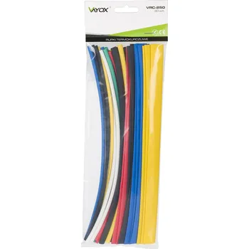 Elektroinstalační krabice VAYOX Teplem smrštitelné bužírky - barevné, 30 kusů, 250mm