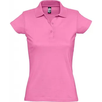 Sol's Dámské bavlněné polo tričko Prescott Fair Wear Barva: Růžová, Velikost: L L534