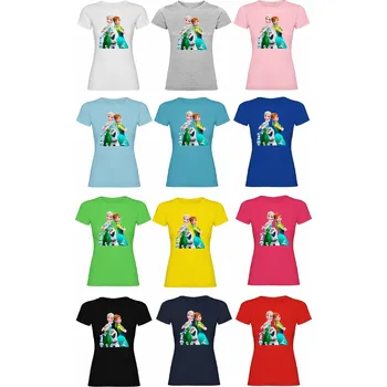 Dívčí tričko Tričko Frozen Elsa, Olaf, Anna Barva: Žlutá, Velikost: 146/152 - 11/12, Pohlaví: Dětské - unisex