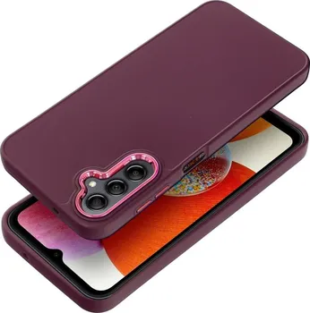 Pouzdro na mobilní telefon Frame Case pro Samsung Galaxy A14 4G/5G fialové