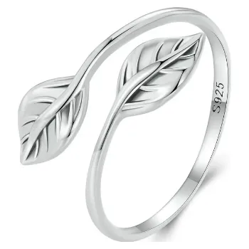 Prsten For Silver Prsten Leaves - Stříbro 925