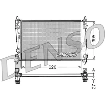 Chladič motoru Chladič, chlazení motoru DENSO DRM13015