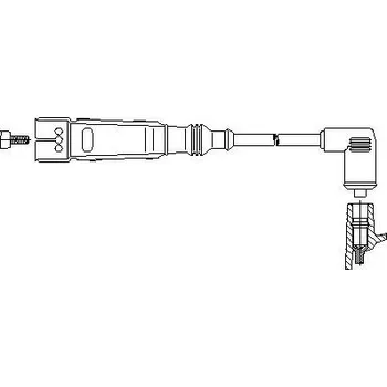 Zapalovací kabel zapalovací kabel, , BREMI, 154/70