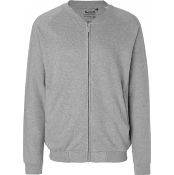 Pánská mikina Neutral Pánská bunda klasického střihu se zipem a kapsami Barva: Šedá, Velikost: L NE73501