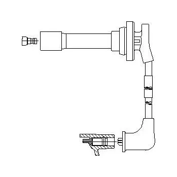 Zapalovací kabel zapalovací kabel, , BREMI, 781E34