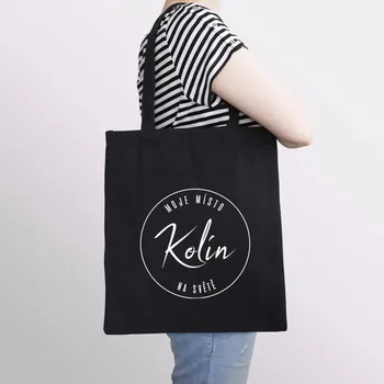 Žertovný předmět Kolín - moje místo na světě - taška s potiskem