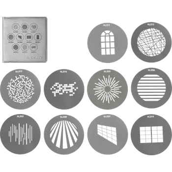 Fotoateliérová technika Nanlite GOBO Set 1 pro PJ-BM-19/36