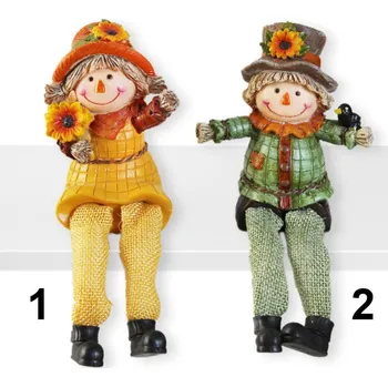 Strašák nohatý polyrezin 2 druhy - 10 cm