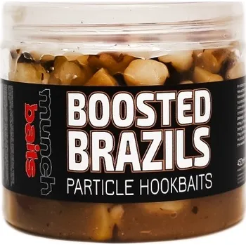 Návnadová surovina MUNCH BAITS - Partikl Boosted Brazils 450ml