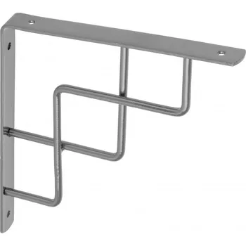 Držák na polici Mark SQ200 sm konzola dekorativní 200x200 stříbrná