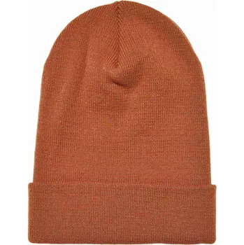 Čepice Flexfit Prodloužená silná ohrnovací beanie čepice Barva: toffee FX1501KC