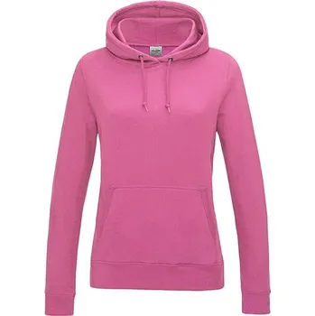 Dámská mikina Dámská klokánka s kapucí Just Hoods Barva: Růžová, Velikost: XL JH001F
