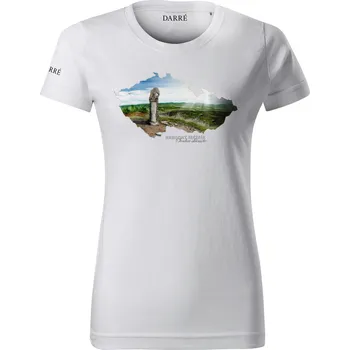 Dámské tričko DARRÉ Dámské tričko Králický Sněžník - bílá Velikost: L