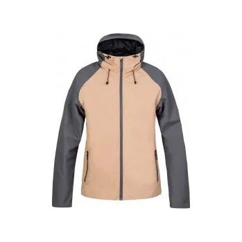 Pánská casual bunda Hannah MASCON tiger´s eye/asphalt L; Šedá bunda + DÁREK DLE VÝBĚRU!