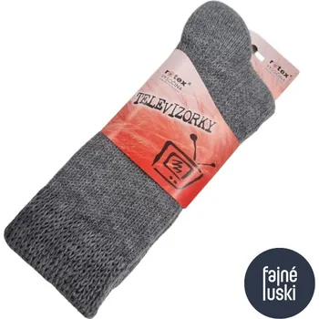 Dámské ponožky Televizorky dámské šedá 37-38