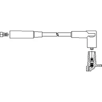 Zapalovací kabel zapalovací kabel, , BREMI, 6A40/46