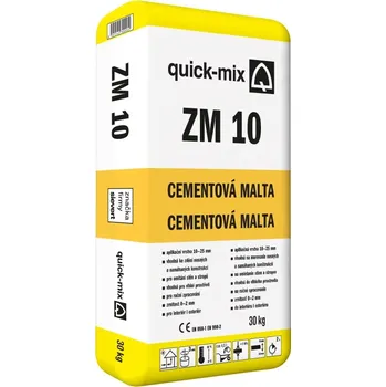 malta QUICK-MIX ZM 10 MPa Malta cementová zakládací (30kg/bal)