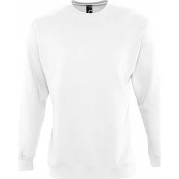 Pánská mikina Fairtrade mikina Sol's Supreme přes hlavu 280 g/m Barva: Bílá, Velikost: XXL L311