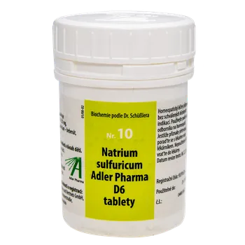 Homeopatikum Adler Pharma Nr. 10 Natrium Sulfuricum D6 1000 tbl. 