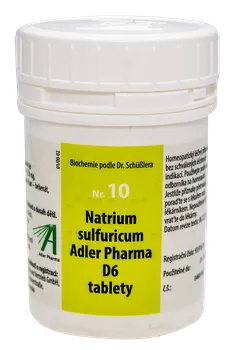 Homeopatikum Adler Pharma Nr. 10 Natrium Sulfuricum D6 1000 tbl. 