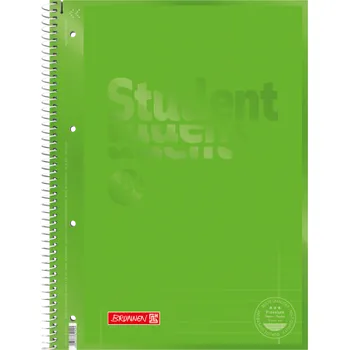 Blok Student blok A4 CC, zelený, linka, 80listů, 90g