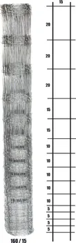 Pletivo Lesnické uzlové pletivo Premium Zn 15 drátů 1,6 x 50 m