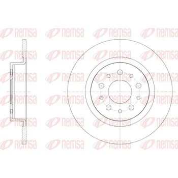 Brzdový kotouč Brzdový kotouč REMSA 61558.00