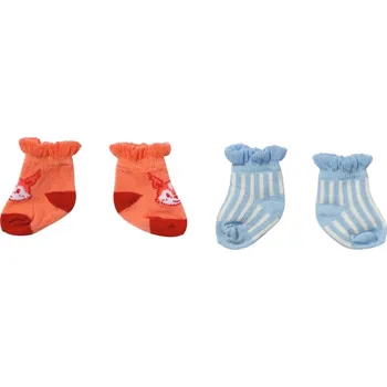 Panenka Baby Annabell Ponožky 2 páry pro panenku 43 cm modré a oranžové