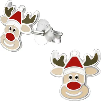 Náušnice Majya Stříbrné náušnice VÁNOČNÍ SOB Ag/; ≤0,43 g 10578